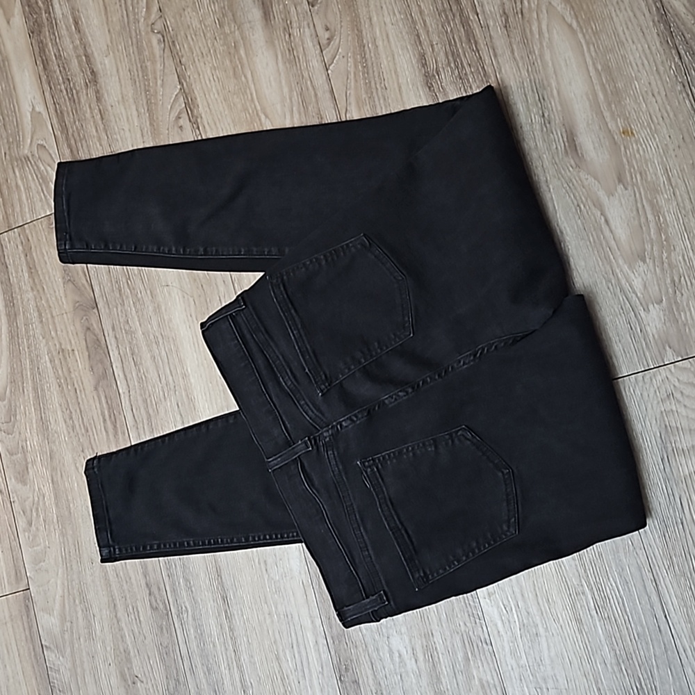 Kirkland Signature Black Denim High-Rise Stretch Skinny Straight Leg  Women's 12 - Picture 10 of 16
